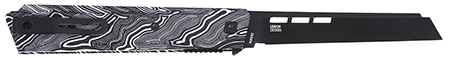 CRKT ZEPHYR 3.22" PLAIN EDGE WHT/BLK