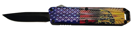 XCALIBER 728881687591  OTF SMALL DONT TREAD ON ME