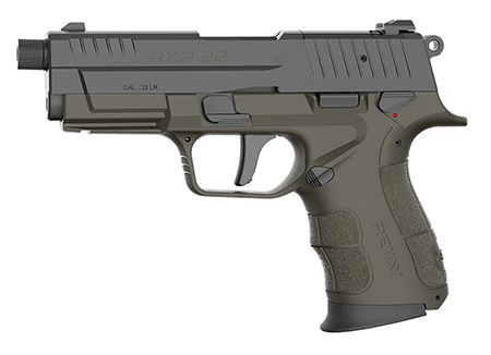 Retay RXP22 OD GREEN / BLK Slide Thread Barrel W/ 2 - 13rd Magazines