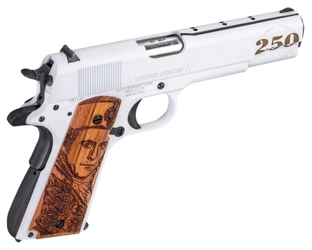 Auto Ord Navy 250th Anniv 1911 45ACP 7Rd 5In Wood Grip
