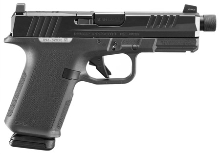 RUGER RXM THREADED 9MM PISTOL 4.5" BBL BLACK MAGPUL EHG, O.R. 2-15RD MAGS