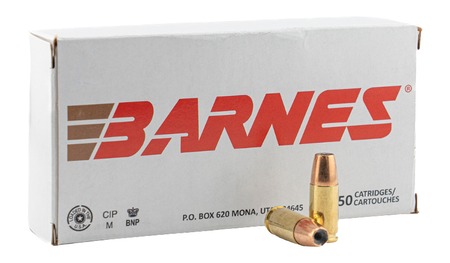 Barnes Sierra JHP 124gr 9mm luger 20Rds Ammo