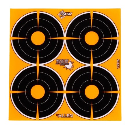 EZAim Adhesive Spla shTarg 3" Bulls 12pk