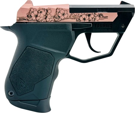22 TUC .22LR 2.5" Engrvd C Blossom RGold/Blk 9-rd