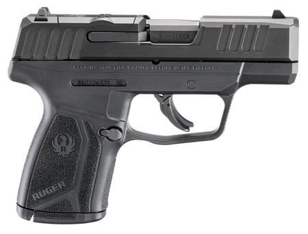 RUGER MAX-9 MANUAL SAFETY 9MM PISTOL BLACK 3.2" OPTIC READY 1-10RD MAGS