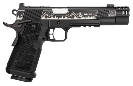 Kim 1911 Ds Warrior RMEF 10Mm Comp Optic-Rdy 18rd Compensated, Optics Ready, Front Night Sight, Ambi Safety 1-15rd 1-18rd