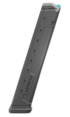 FAB 9x19 32 Rounds Polymer Magazine For Glock Handguns - Black