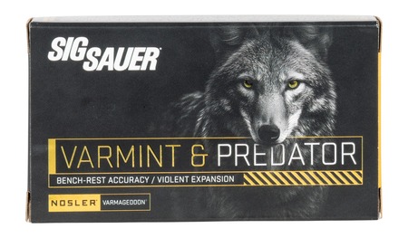 SIG AMMO 243WIN 70GR VARMINT & PREDATOR 20RD