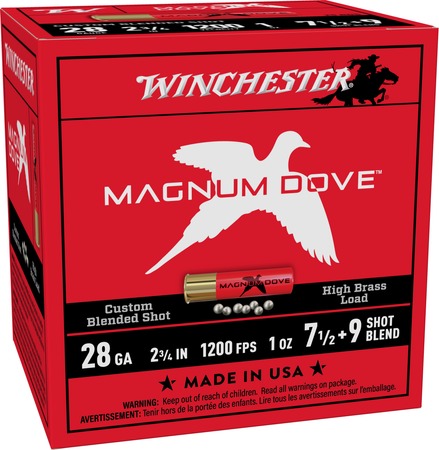 WIN MAG DOV 28G 2.75" #7.5/#9 25/250