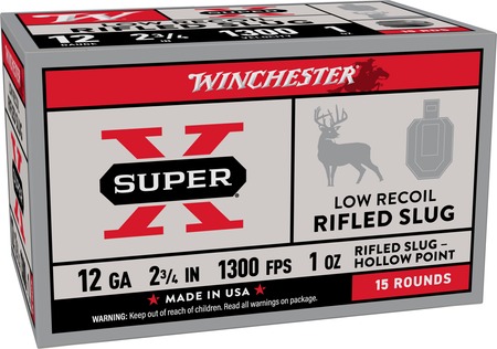 WINCHESTER SUPER-X 12 GA 2-3/4'' 15-PACK LOW RECOIL 1 OZ 15/RDS
