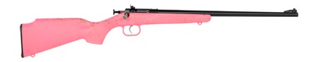 KSA CRICKETT PINK SYN 22LR GOLD WEBBED BLUED