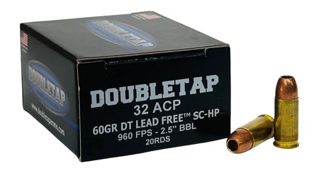 32 ACP DT Lead Free 60gr SC-HP 20/bx