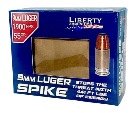 Liberty Spike 9mm 55gr 20/Bx