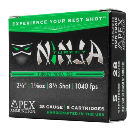 Turkey Ninja 28GA 2.75" 1 3/8oz TSS #8.5 5/Bx