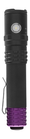 NIGHTSTICK USB DUAL-LIGHT FLASHLIGHT - WHITE SPOT/UV FLOOD - LI-ION - BLACK