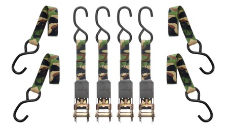 MUDDY MUD-SDRS8-4PK   1"X8' STD DUTY RATCHET STRAP