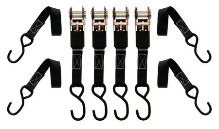 MUDDY MUD-SDRS10-4PK  1"X10'STD DUTY RATCHET STRAP