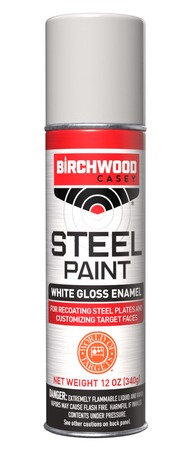 BIRCHWOOD CASEY STEEL TARGET PAINT  WHITE
