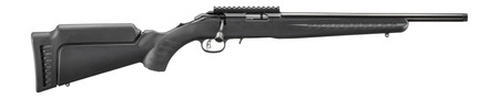 RUGER AMERICAN RIMFIRE 17HMR BOLT RIFLE 16.1"T.B. BLACK SYNTHETIC 1-9RD MAG