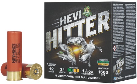 HEVI-HITTER 12GA 3" 1.25OZ BB TG/STL