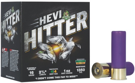 HEVI-HITTER 16GA 2.75" 1OZ #4 TG/STL