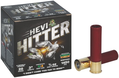 HEVI-HITTER 28GA 3" 3/4OZ #4 TG/STL