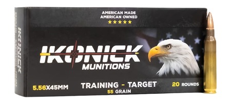 IKONICK USA 5.56 55GR FMJ