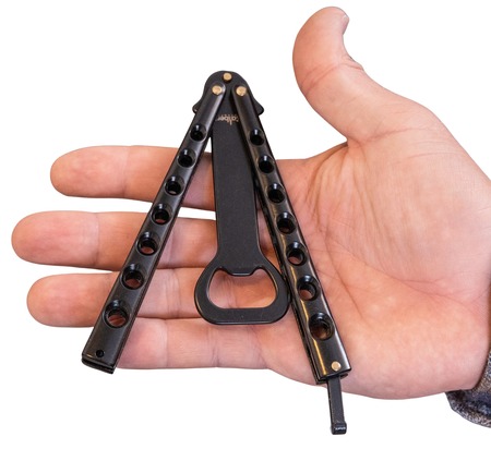 CAMP CBG-BF1021BK BUTTERFLY BOTTLE OPENER BLK