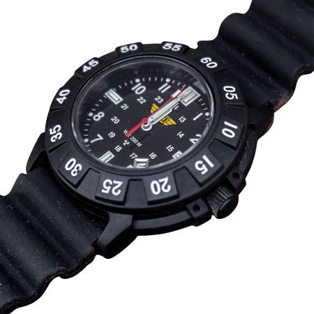 CAMP UZI-001      PROTECTOR WATCH TRIT BK RUBBER