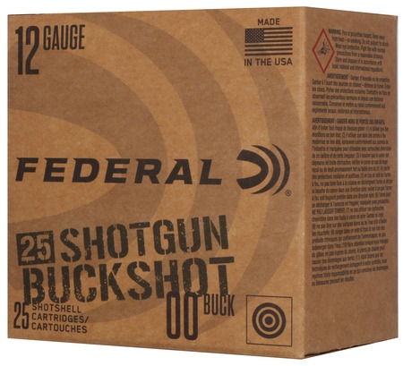 BUCKSHOT 12 GAUGE 2-3/4'' #00 BUCKSHOT SHOTGUN AMMO