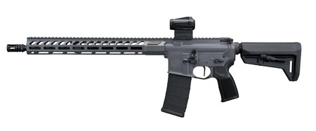 SIG SAUER M400 FORGE 5.56 RIFLE 16.5" BBL, CONCRETE GRY, ROMEO MSR G2, TELESTOCK 1-30RD MAG