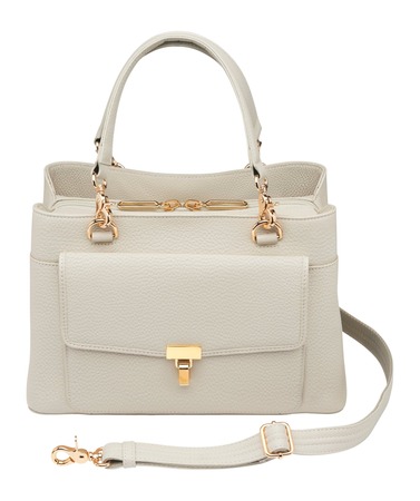 GTM GTM-32/ PB BONE   LARGE SATCHEL CROSSBODY-COW