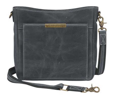 GTM GTM-CZY/98GREY    SLIM PURSE CROSSBODY-BUFF