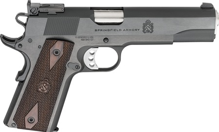 Springfield 1911 GARRISON TARGET 9mm 5'' Brl ADJ REAR SIGHT 1-9rd Mag
