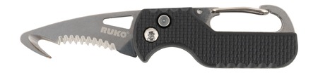 RUKO RUK0194BK    RESCUE 1.75' BLK GFR FOLDING