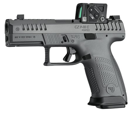 CZ P-10 C 9mm 4" COA Blk/Grey (2)15-rd