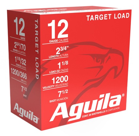 Aguila 12ga 2-3/4 1-1/8oz Heavy 1200fps #7.5 25/RD