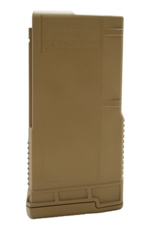 A2 AR15/M4/M16 556x45mm NATO/223Rem/300AAC BO Mod-A Cyt Brn 20Rd Str Mag