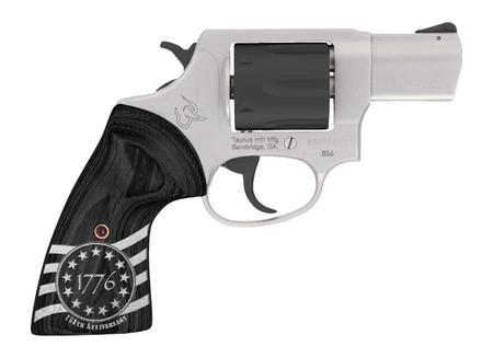 TAURUS 856 38 SPL 2IN BARREL 6RD SS/BLACK BLK CYL 1776 250TH ANN 2-85625-US3