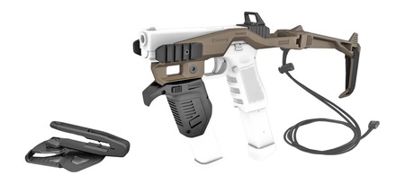 RECOVER TACTICAL 2020N+SLX+MG9+UR+CR+FS+ML3RAIL BRACE TAN