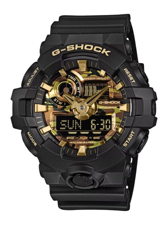 GSHOCK GA700CF1A     ANALOG DIGITAL BLK/CAMO DIAL