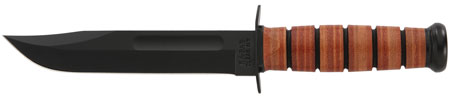 KBA KA-BAR USMC LEATHER HANDLE