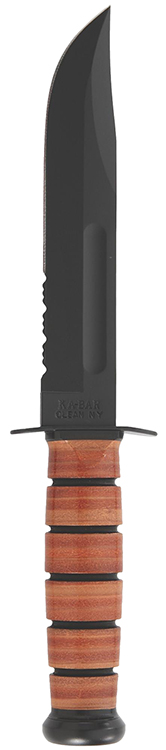 KBA KA-BAR USMC LEATHER SERR