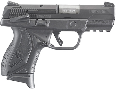 RUGER AMERICAN PISTOL 9MM LUGER 17RD 3.55 BBL COMPACT MANUAL SAFETY