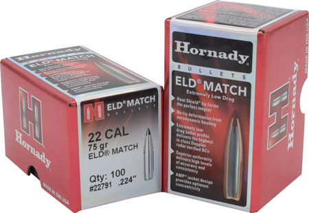 HRNDY ELD-M 22CAL .224 75GR 100CT