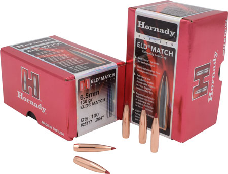 HRNDY ELD-M 6.5MM .264 130GR 100CT