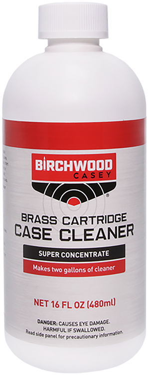 BIRCHWOOD CASEY BRASS CARTRIDGE CASE CLEANER 16 OZ. LIQUID