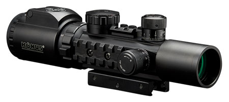 KONUSPRO AS34 2X-6X28mm riflescope - engraved/Illum. mil-dot reticle