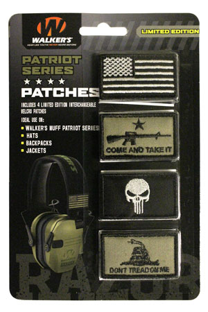 PATRIOT PATCH KIT  4 ASSORTED PATCHES COME & TAKE IT VERSION