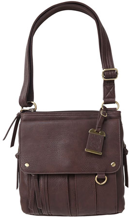 BDOG BDP035      CROSS BODY PURSE HLSTR        BRN